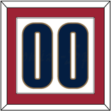 Cleveland Number - Home White (2003-2010) - Single Mat 1