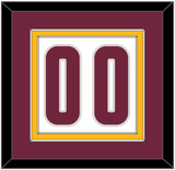 Cleveland Number - Home White (2010-2017) - Double Mat 3