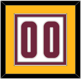 Cleveland Number - Home White (2010-2017) - Double Mat 4