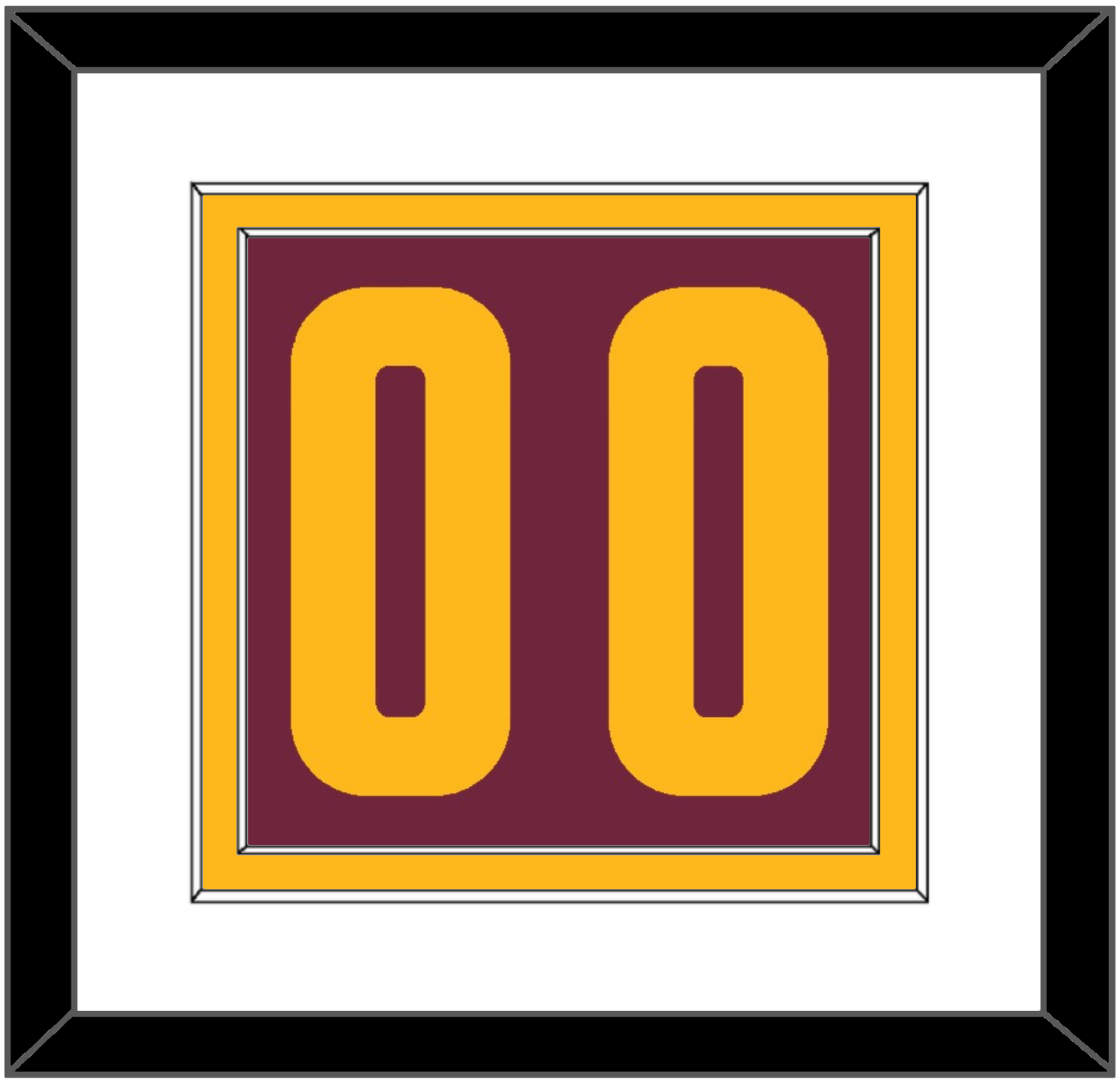 Cleveland Number - Road Red (2010-2017) - Signature Tier 1