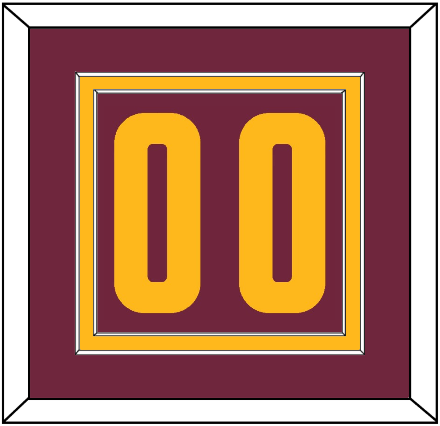 Cleveland Number - Road Red (2010-2017) - Signature Tier 2