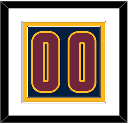 Cleveland Number - Alternate Blue (2014-2017) - Signature Tier 1