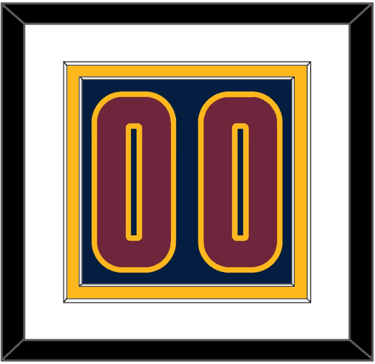 Cleveland Number - Alternate Blue (2014-2017) - Signature Tier 1