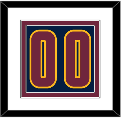 Cleveland Number - Alternate Blue (2014-2017) - Signature Tier 2