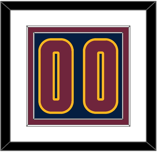 Cleveland Number - Alternate Blue (2014-2017) - Signature Tier 2