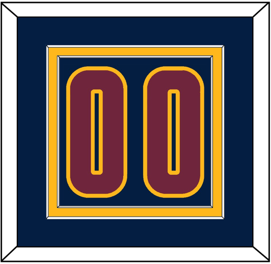 Cleveland Number - Alternate Blue (2014-2017) - Signature Tier 3