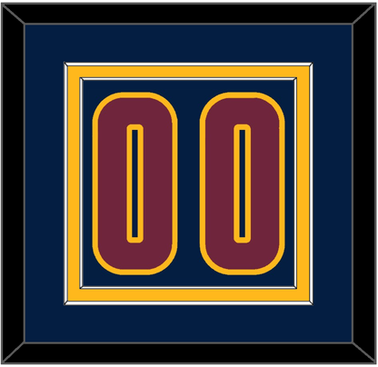 Cleveland Number - Alternate Blue (2014-2017) - Signature Tier 3