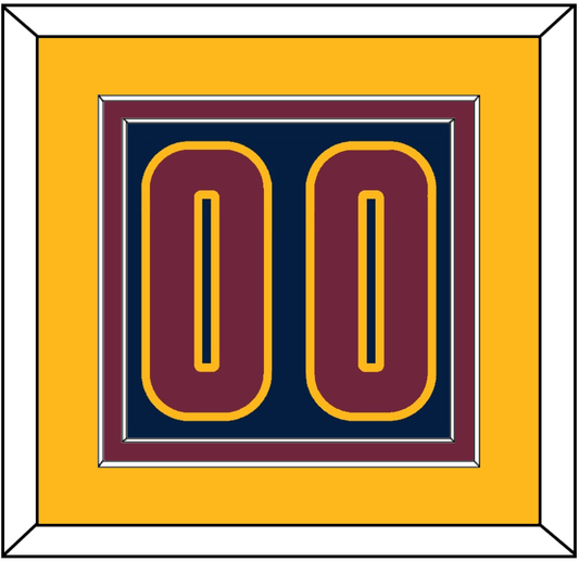 Cleveland Number - Alternate Blue (2014-2017) - Signature Tier 4