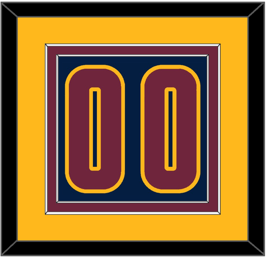 Cleveland Number - Alternate Blue (2014-2017) - Signature Tier 4