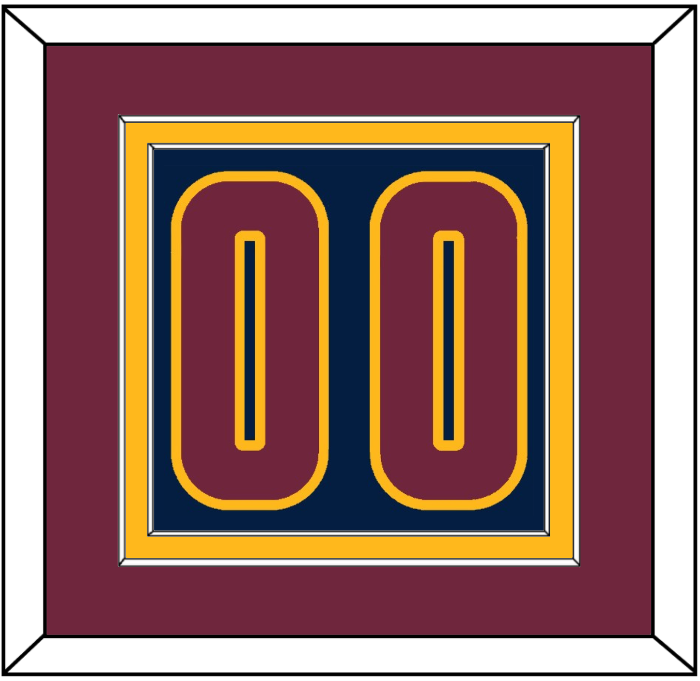 Cleveland Number - Alternate Blue (2014-2017) - Signature Tier 5