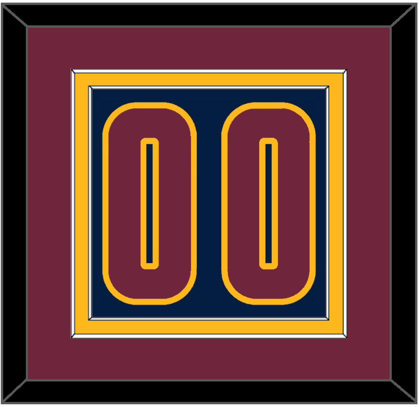 Cleveland Number - Alternate Blue (2014-2017) - Signature Tier 5