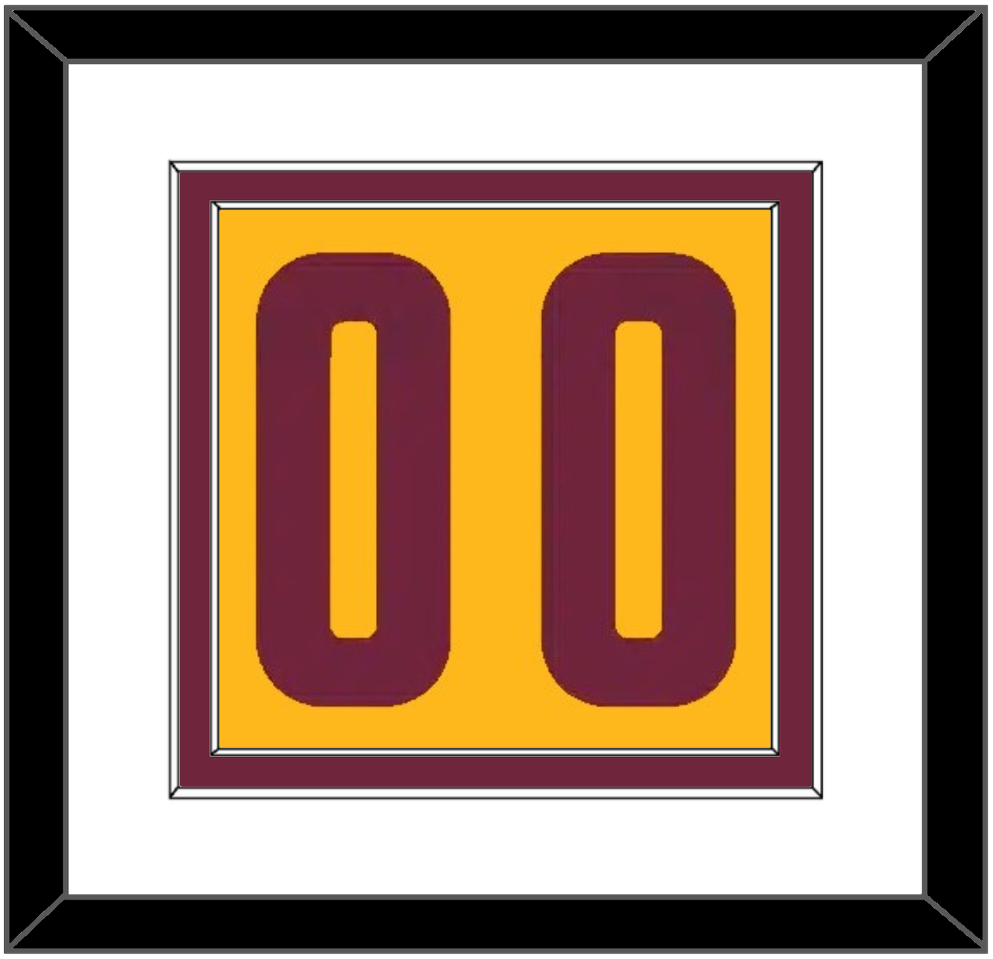Cleveland Number - Alternate Yellow (2012-2017) - Signature Tier 1