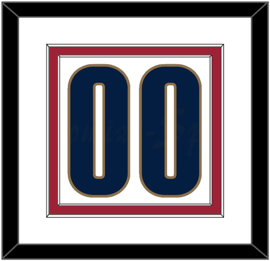 Cleveland Number - Home White (2003-2010) - Signature Tier 1