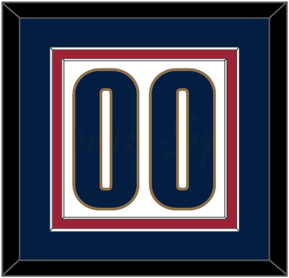 Cleveland Number - Home White (2003-2010) - Signature Tier 2