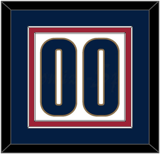 Cleveland Number - Home White (2003-2010) - Signature Tier 2