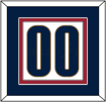 Cleveland Number - Home White (2003-2010) - Signature Tier 2