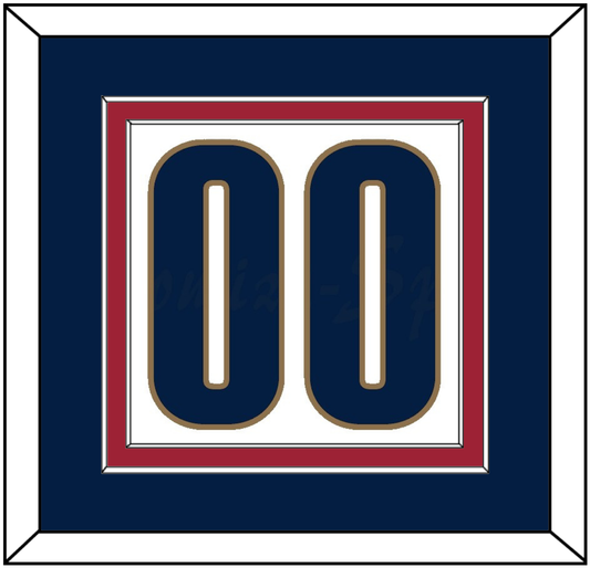 Cleveland Number - Home White (2003-2010) - Signature Tier 2
