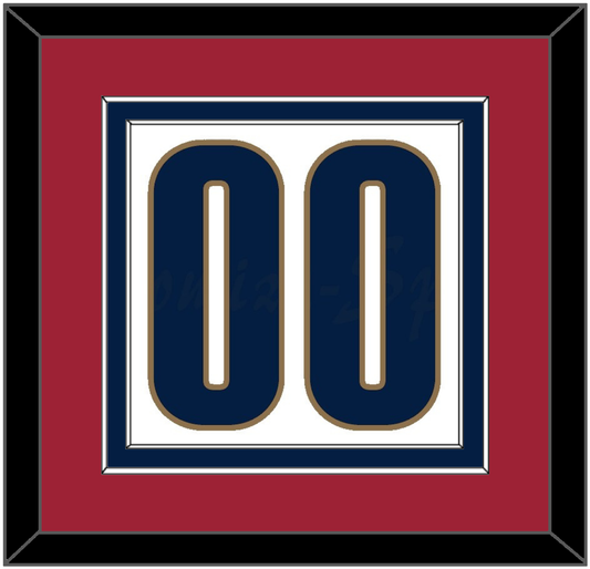 Cleveland Number - Home White (2003-2010) - Signature Tier 3