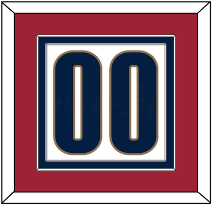 Cleveland Number - Home White (2003-2010) - Signature Tier 3