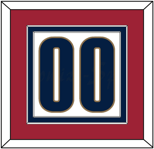 Cleveland Number - Home White (2003-2010) - Signature Tier 3