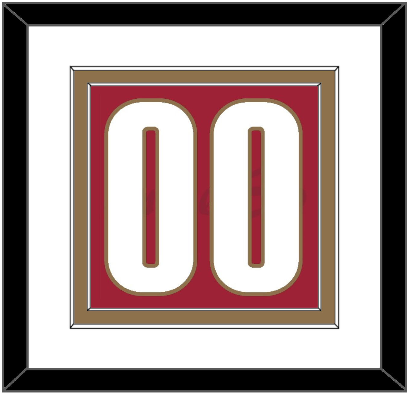 Cleveland Number - Road Red (2003-2010) - Signature Tier 1