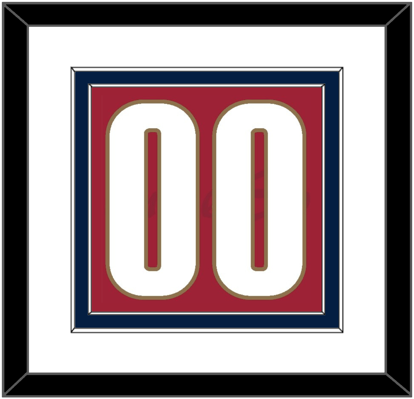 Cleveland Number - Road Red (2003-2010) - Signature Tier 2