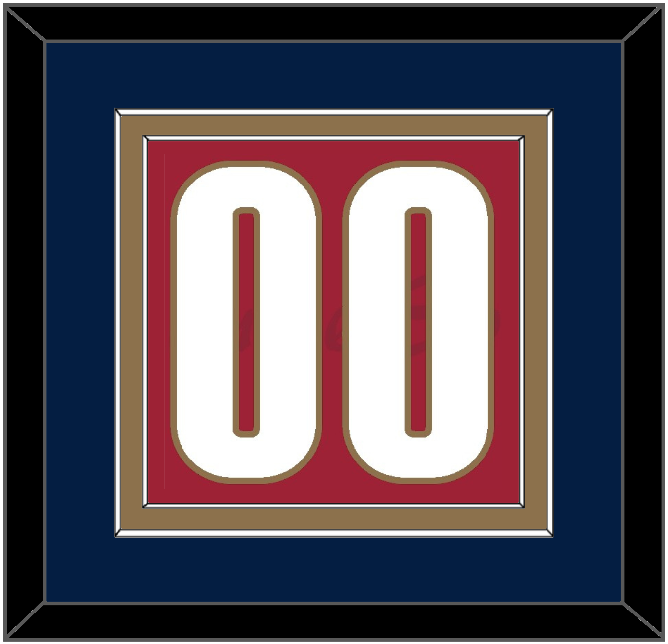 Cleveland Number - Road Red (2003-2010) - Signature Tier 3