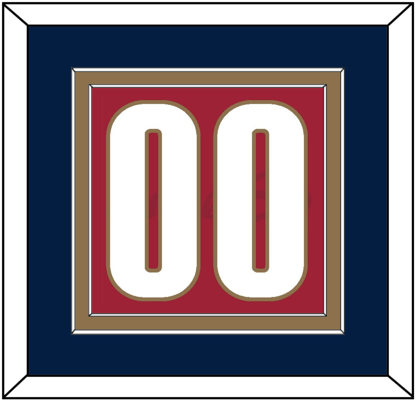 Cleveland Number - Road Red (2003-2010) - Signature Tier 3