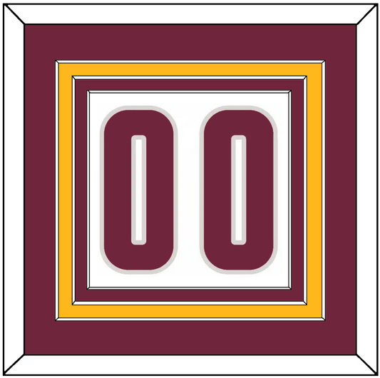 Cleveland Number - Home White (2010-2017) - Premier Tier 2