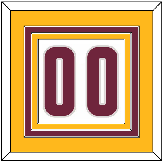 Cleveland Number - Home White (2010-2017) - Premier Tier 3