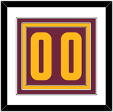 Cleveland Number - Road Red (2010-2017) - Triple Mat 1