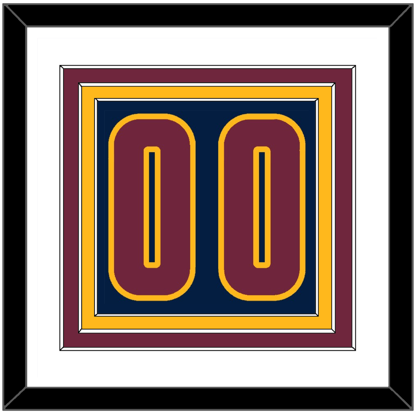 Cleveland Number - Alternate Blue (2014-2017) - Premier Tier 1