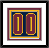 Cleveland Number - Alternate Blue (2014-2017) - Triple Mat 1