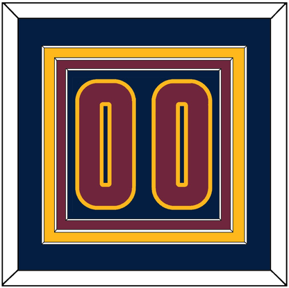 Cleveland Number - Alternate Blue (2014-2017) - Premier Tier 2