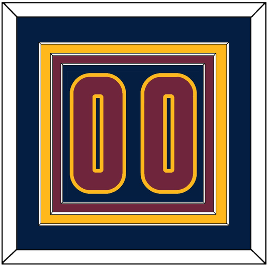 Cleveland Number - Alternate Blue (2014-2017) - Premier Tier 2