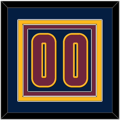 Cleveland Number - Alternate Blue (2014-2017) - Premier Tier 2