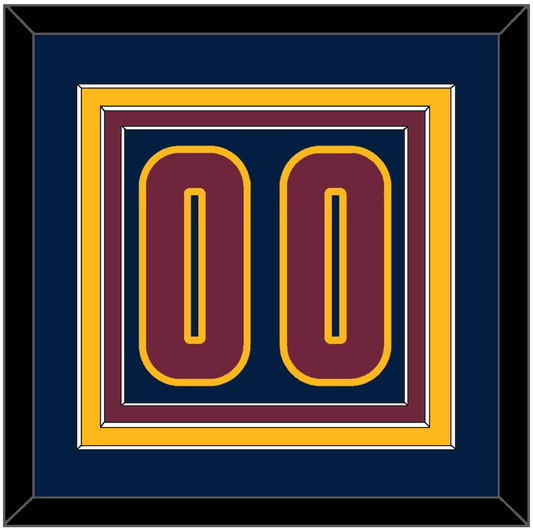 Cleveland Number - Alternate Blue (2014-2017) - Premier Tier 2