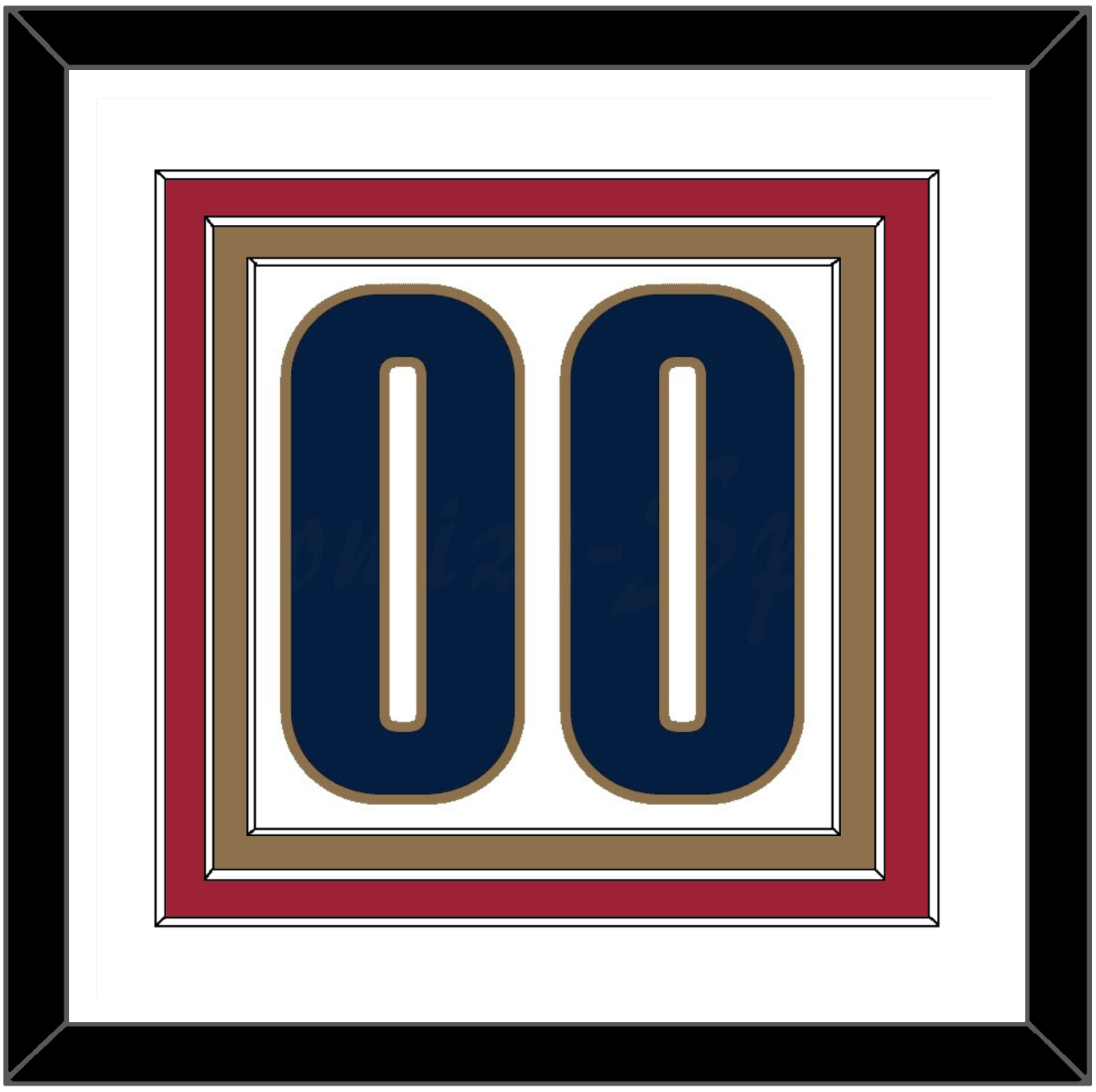 Cleveland Number - Home White (2003-2010) - Premier Tier 1