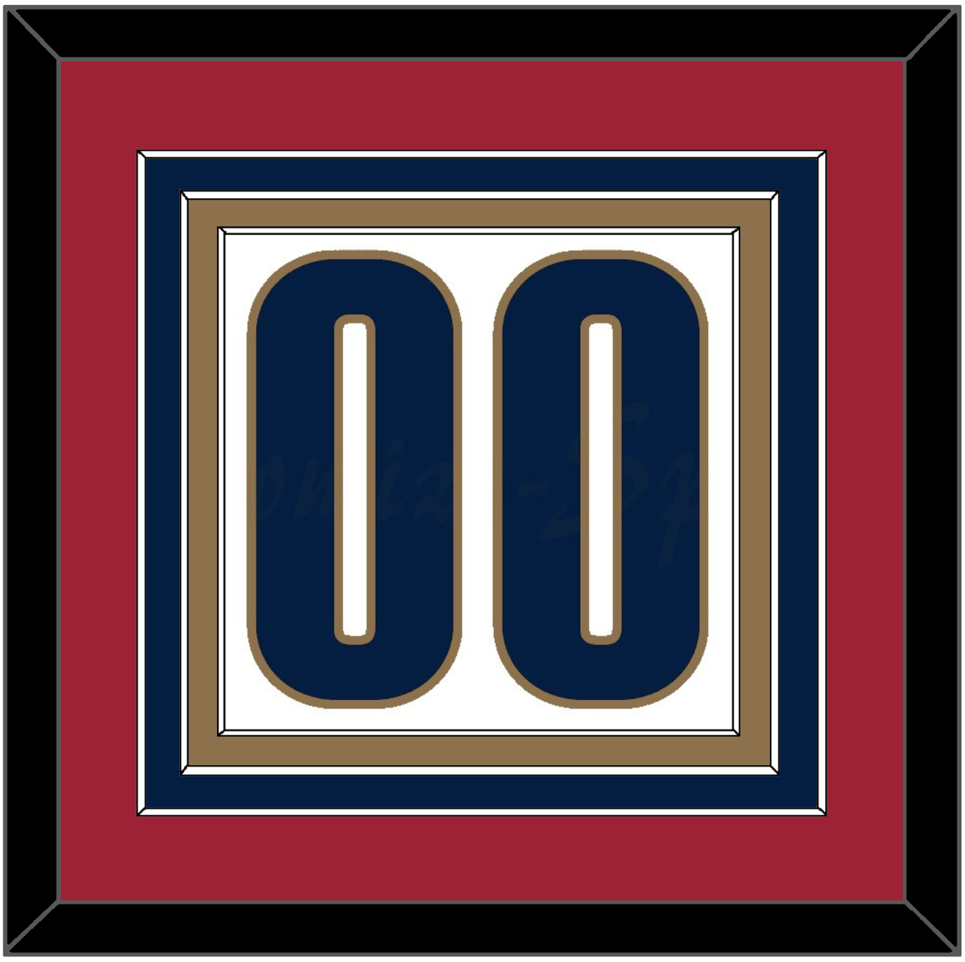 Cleveland Number - Home White (2003-2010) - Premier Tier 2