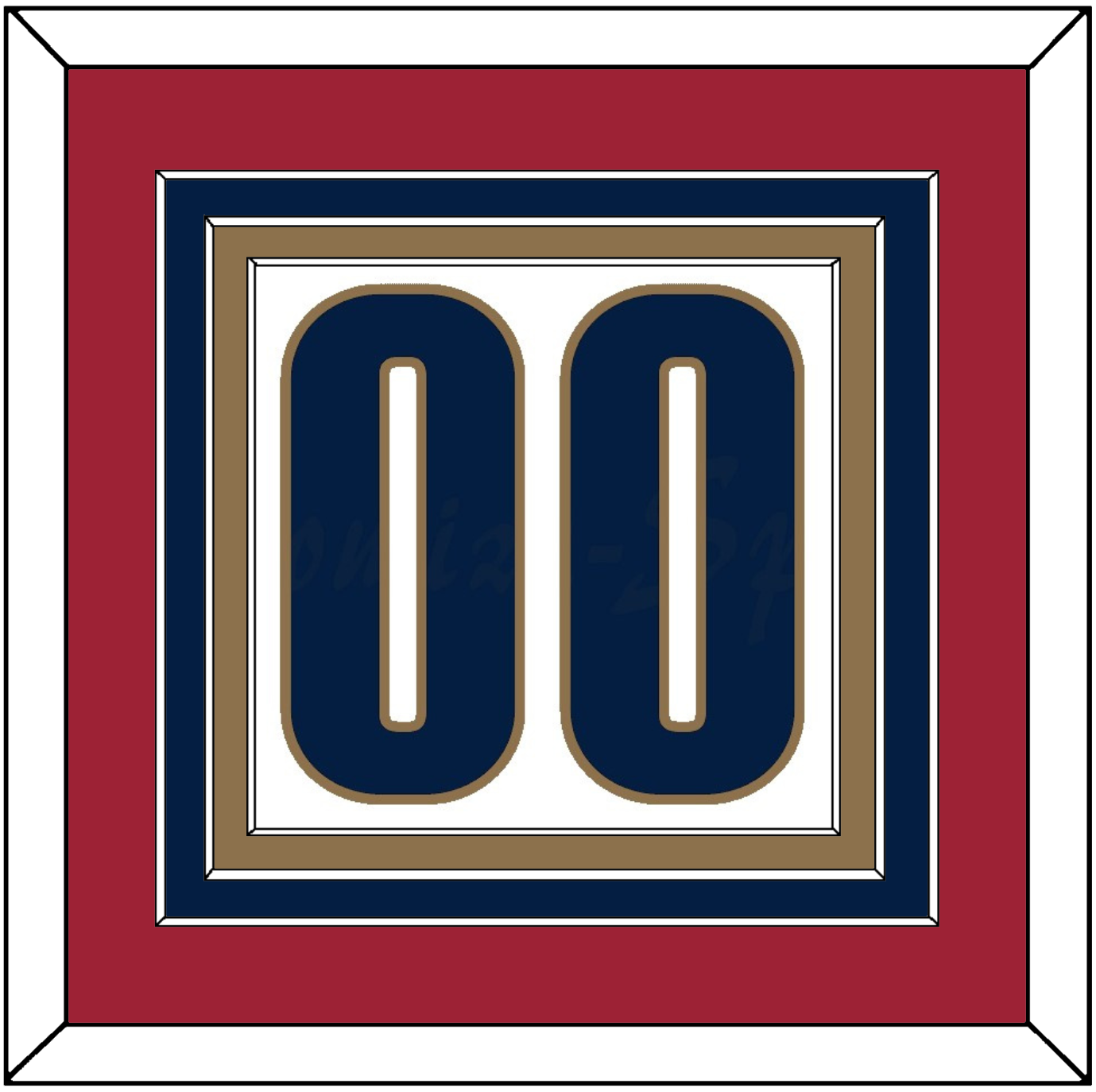 Cleveland Number - Home White (2003-2010) - Premier Tier 2