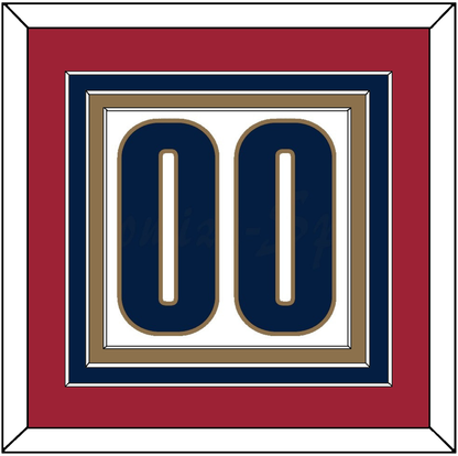 Cleveland Number - Home White (2003-2010) - Premier Tier 2