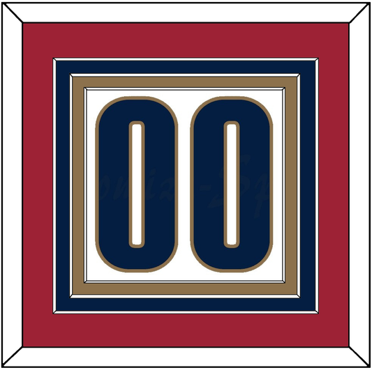Cleveland Number - Home White (2003-2010) - Premier Tier 2
