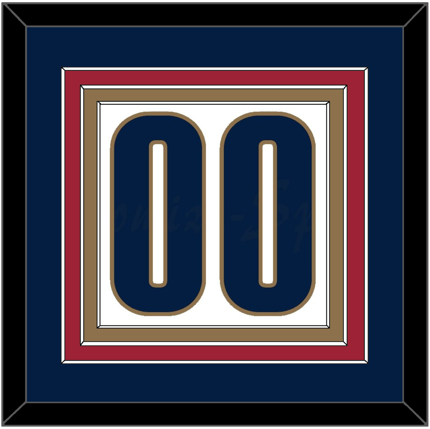 Cleveland Number - Home White (2003-2010) - Premier Tier 3
