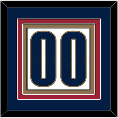 Cleveland Number - Home White (2003-2010) - Premier Tier 3