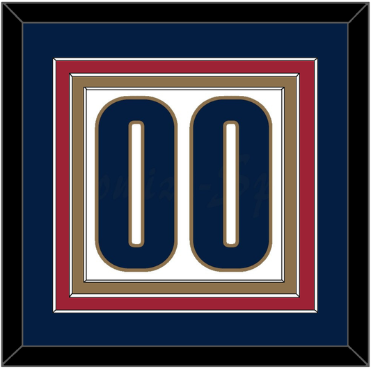 Cleveland Number - Home White (2003-2010) - Premier Tier 3