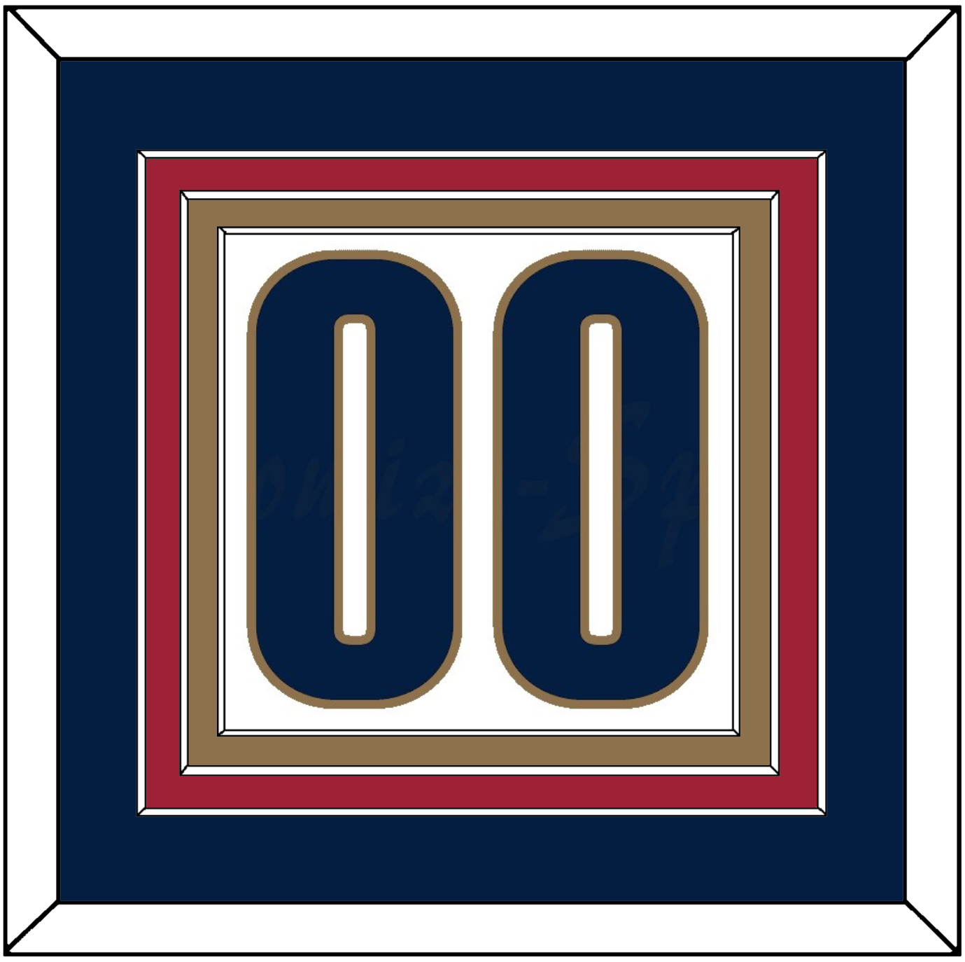 Cleveland Number - Home White (2003-2010) - Premier Tier 3