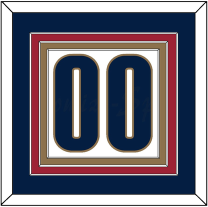 Cleveland Number - Home White (2003-2010) - Premier Tier 3
