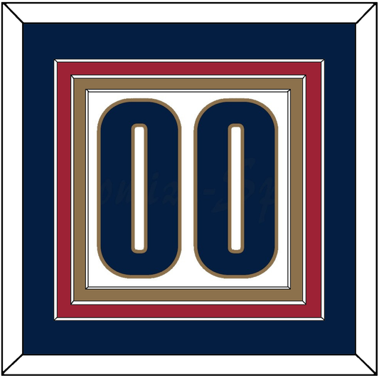Cleveland Number - Home White (2003-2010) - Premier Tier 3