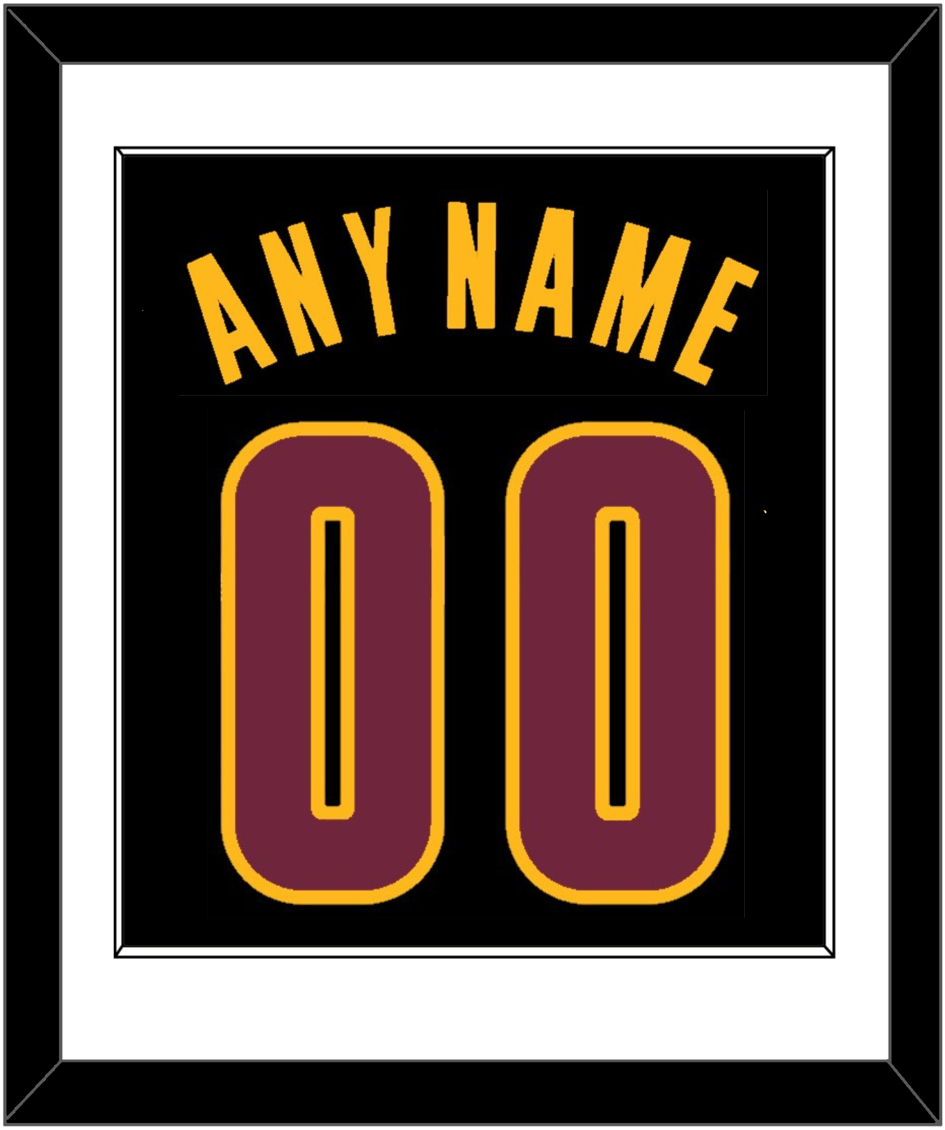 Cleveland Name & Number - Black Pride (2015-2017) - Essential Tier 1