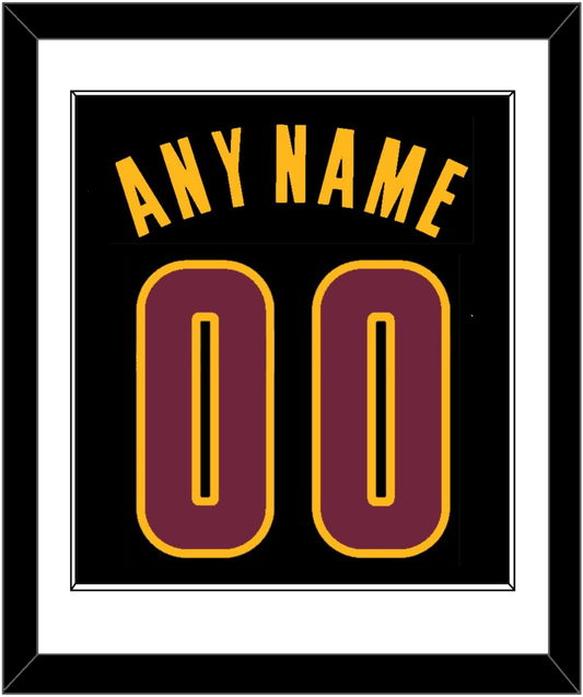 Cleveland Name & Number - Black Pride (2015-2017) - Essential Tier 1